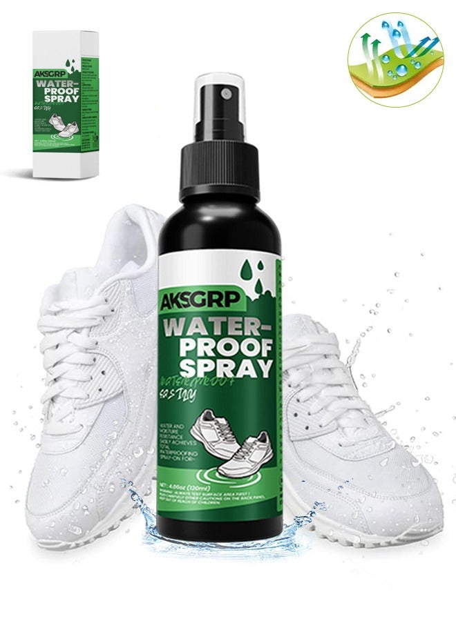 AKSGRP Shoe Protector Spray – Waterproof & Stain Repellent for Sneakers, Boots, Leather, Suede, Canvas & Fabric – Long-Lasting Shoe Waterproofing Spray - Image 1